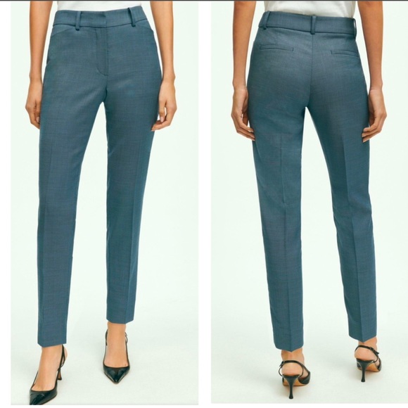 Brooks Brothers Stretch Wool Birdseye Pants